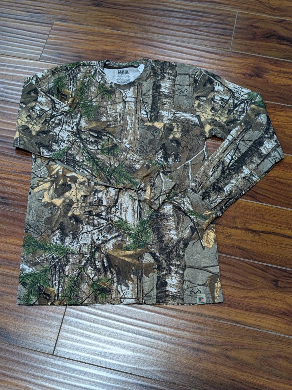 Russell Outdoors 597 Realtree Performance Long Sleeve Tee - Camo